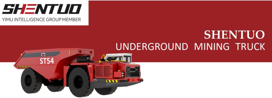 Tunnel Mine Rock Wheel Underground Dump Truck St54 Mining Hauler