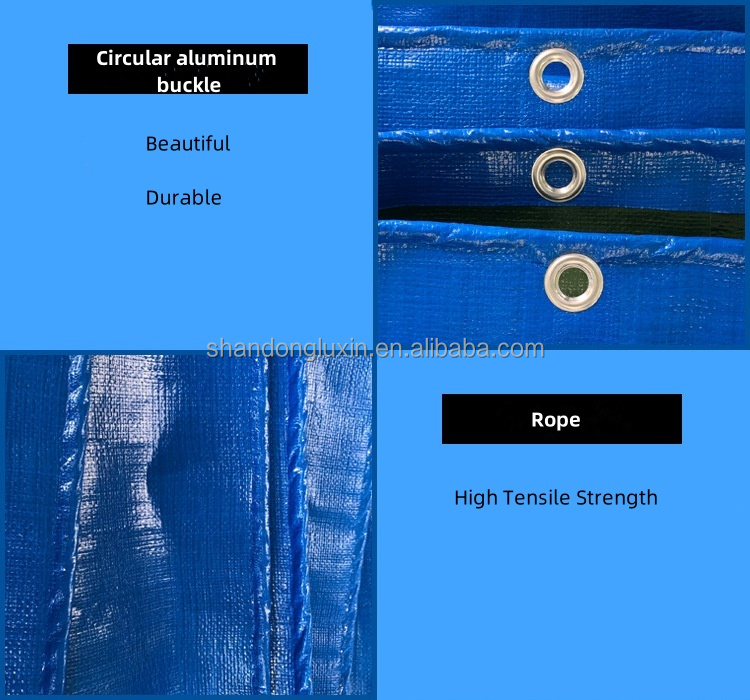 Customized Color PE Tarpaulin for Tent Waterproof Heavy Duty Rainproof Moisture-proof