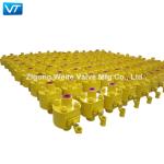Soft Sealing F316 Ball Valve Forged Steel RPTFE Seat Anti Static