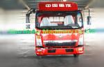 120HP HOWO Light Duty Commercial Trucks , Flatbed Cargo Truck 4X2 , Color Can Be