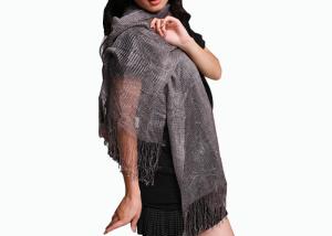 China Commercial Acrylic Knit Scarf Reverse Fashion Winter Striped Infinity Fancy wholesale
