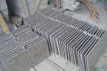 Natural Pink Porno Granite Floor Tiles , Polished Granite Tiles No Radiation