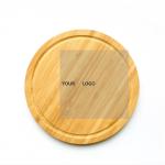 CE Bamboo Butcher Block Cheese Cutting Board With Groove 20cm*1.6cm