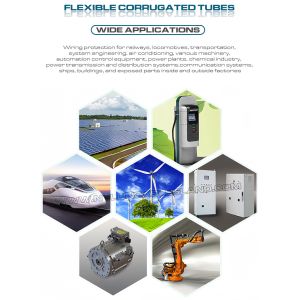 PA Polyamide Colored Electrical Conduit