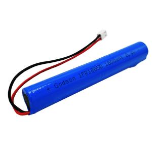 China 1600mAh 6.4V Cylindrical Fire Exit Light Batteries LiFePO4 IFR18650 wholesale