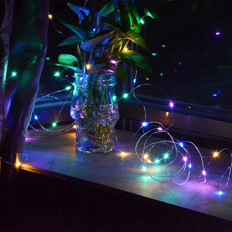 2M 5M 10M AA Battery Operated Christmas Luces Navidad Wedding Party Decoration Fairy Copper Wire LED Decorative Lights String