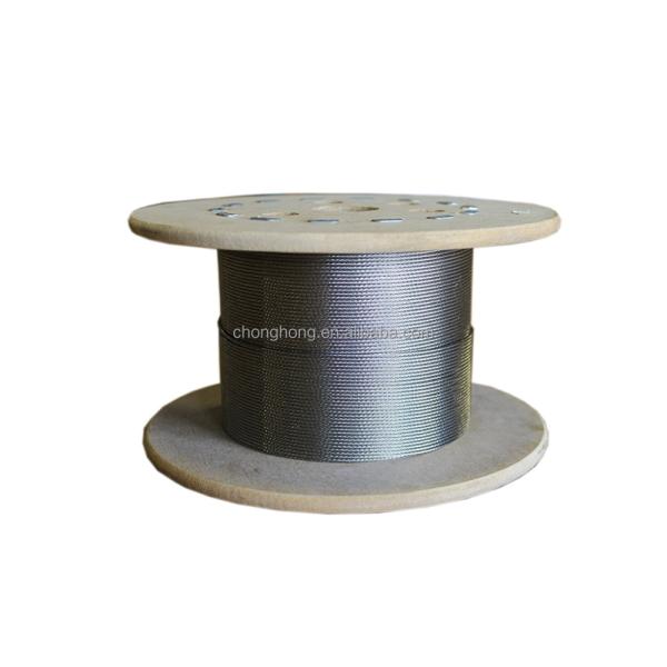 20mm Galvanized Steel Wire Rope for Carbon Steel Grade 6 x 19 Construction Zinc Coated Steel Cable