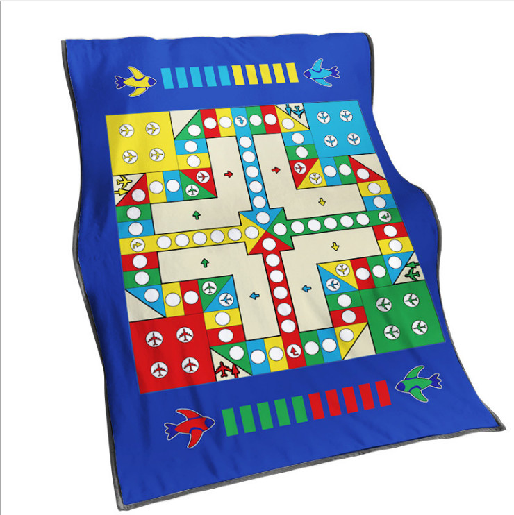 Machine Weaved Printing Polyester Fleece Blanket For All Season
