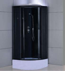 China Transparent Glass Door Acrylic Frame Bathroom Shower Cabin With Steam And TV wholesale