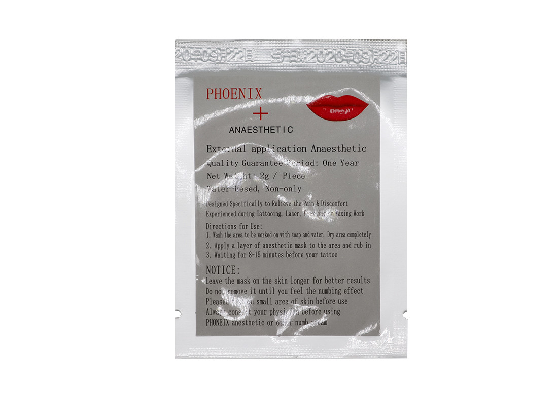 Numbing Tattoo Topical Anesthetic Pain Killer Lip Patch 12g/pc