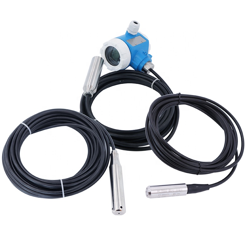 0-200m Submersible Level Sensor , WNK8010 liquid Water Level Sensor Probe