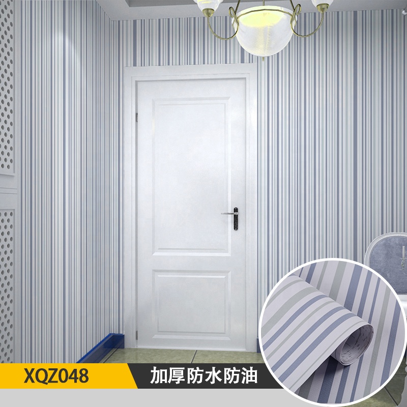Self Adhesive Modern Floral Wall Cloth for Kids Bedroom Waterproof Cartoon Style Wallpaper Mural Children's Room Entry