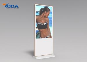 China Durable Floor Standing LCD Advertising Display 380Cd / M2 Brightness wholesale