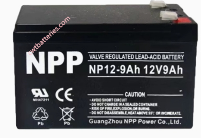 Maintenance-free NP12-9 12V 9Ah Vrla Battery New Original High Quality