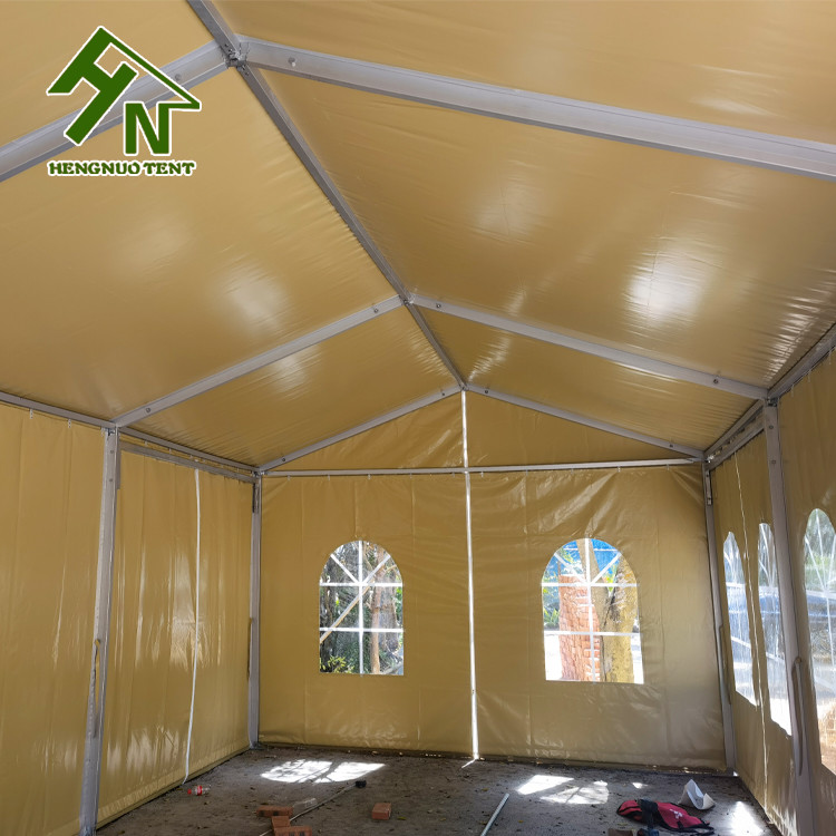 Hard Extruded Heavy Duty Aluminum Canopy Outdoor SGS Big Yellow Tent