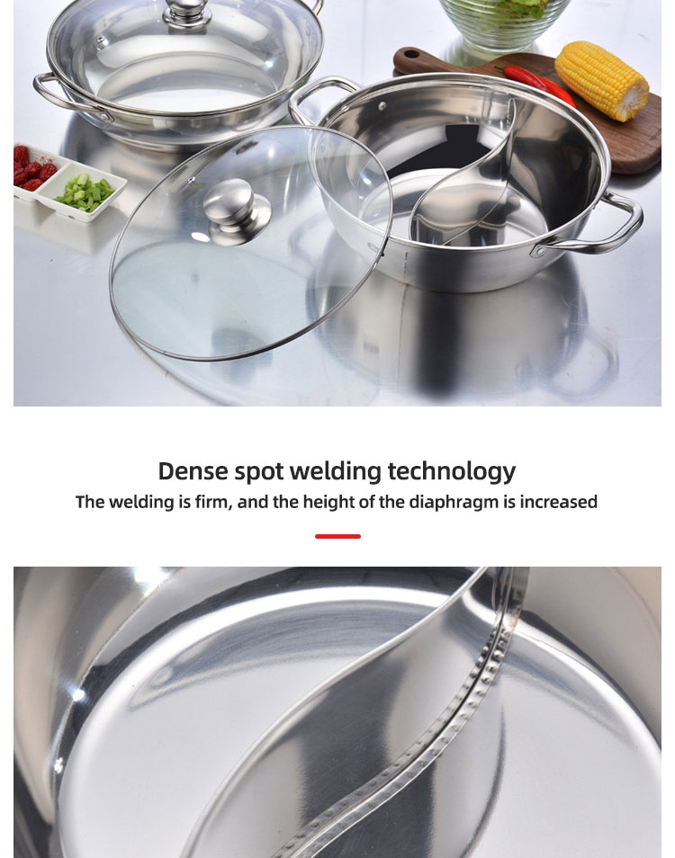 Wholesale Food Grade Stainless Steel Cookware Pot Induction Cooker Soup Pot Stainless Steel Cooking Pot