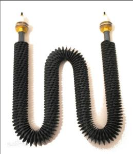 China Finned Tubular Air Heating Elements , W Shape Stainless Heating Element wholesale