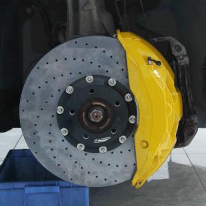 China White Yellow AK 10N Porsche Brake Calipers Aluminum Alloy wholesale