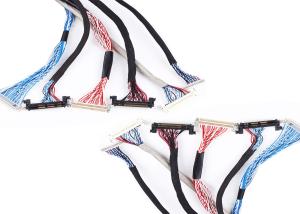 China Custom 30 Pin To 50 Pin Connector 2.54mm LVDS Cable wholesale