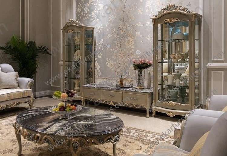 Luxury marble coffee tables exotic coffee table center table design living room barFC-133A