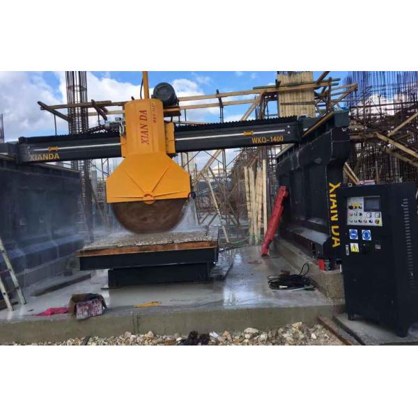 Four Column Middle Block Cutting Machine For Cutting Thick Slabs And Paving Stone