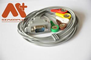China DMS DMS300-3A 5 Lead Holter Cable DMS 20200084 15 Pin wholesale