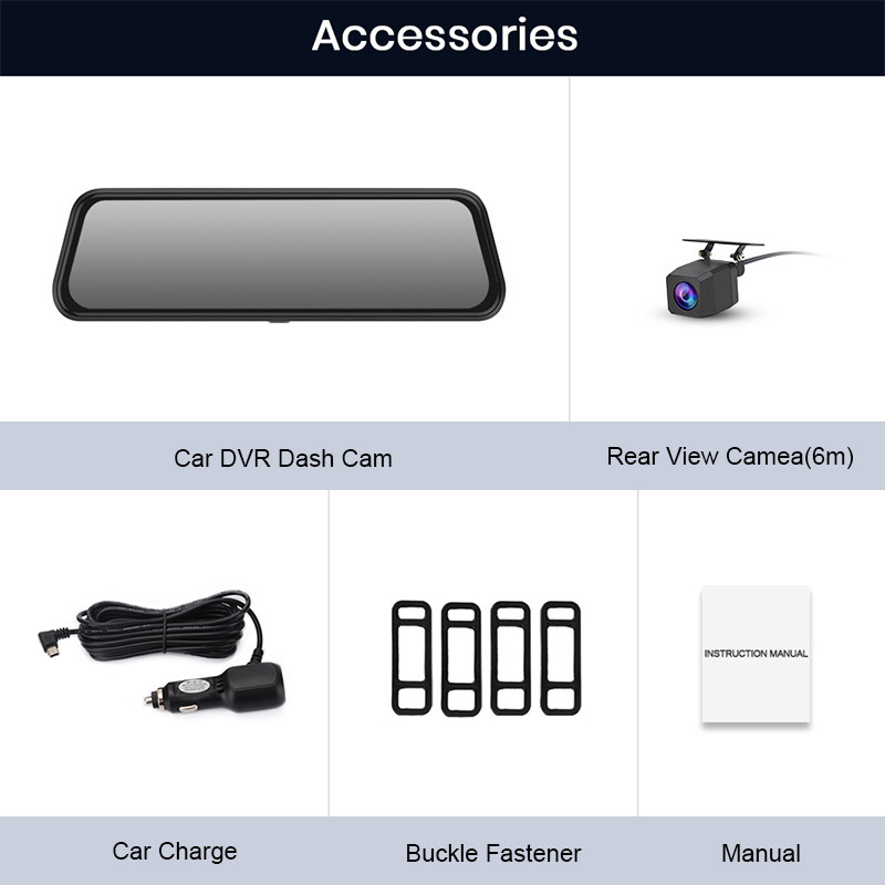 32GB Voice Control Car Camcorder FHD 1080P Dashcam Mode Parking IP57 Waterproof