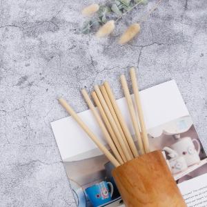 China OEM 100% Compostable Wheat Drinking Straws In Bulk 23cm wholesale