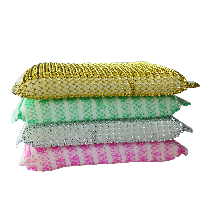 Sustainable Kitchen Cleaning Scourer Customizable Steel Wire Sponge Portable