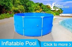 Large Size Framed Swimming Pool Round Shape With 6 Meters Diameter