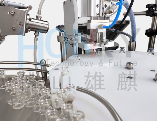 Desktop Vial Automatic Bottle Filling And Capping Machine For Cosmetic