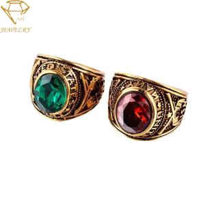 China Enameled Personlized United States Navy Ring Gold wholesale