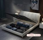 Luxury Hotel Bedroom Furniture Platform Wood Frame Bed With Storage