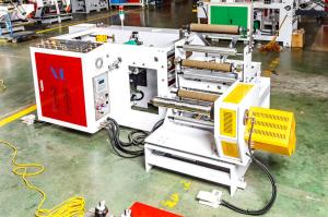 China Triangle Plastic Film Folding Machine Unwinding Diameter 800mm on sale