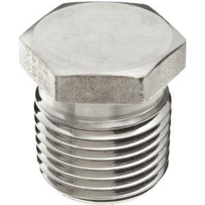 China stainless ASTM A182 F321H hex head plug wholesale