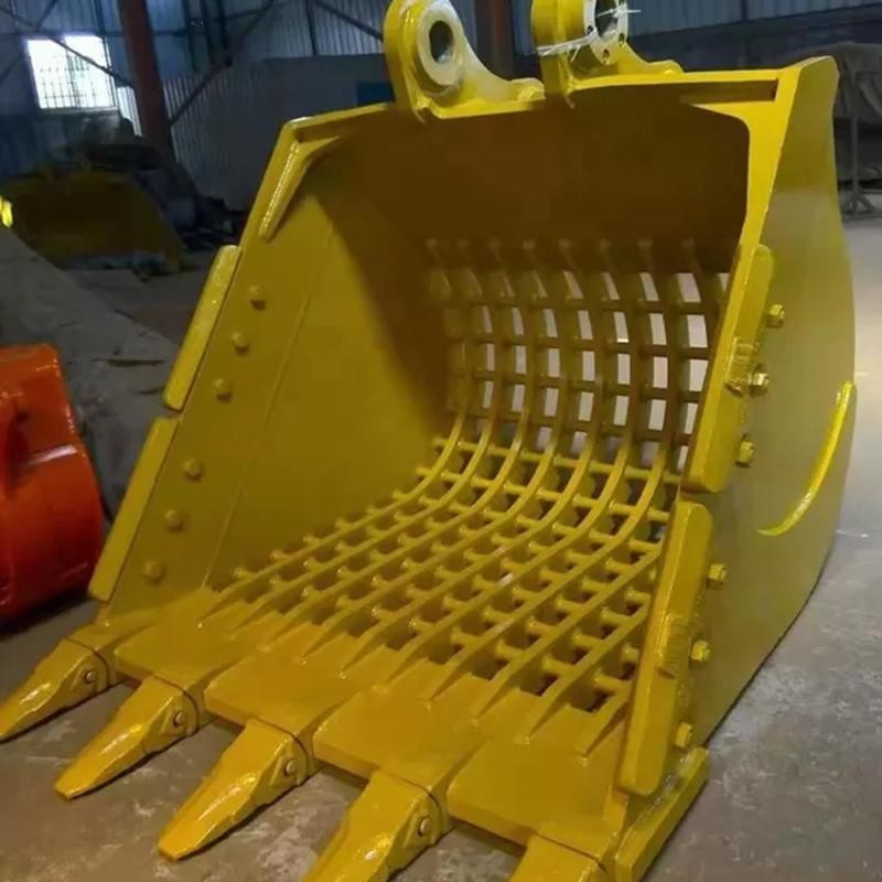 Engineering 7 Cubic Skid Steer Skeleton Rock Bucket compact excavator buckets