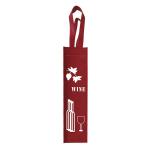 Recycled PP Non Woven Wine Bags 50gsm Printed Wine Bottle Gift Bags