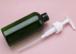 Hot Sale Clear Empty PET 500ml Shower Gel Plastic Bottle Hair Care White Flat