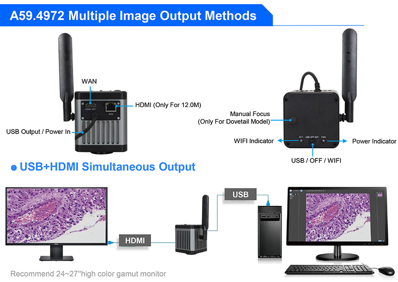 Digital 5G Usb Microscope Camera OPTO EDU A59.4972