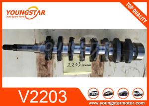 China Alloy Steel Engine Crankshaft For Kubota Tractor V2203 wholesale