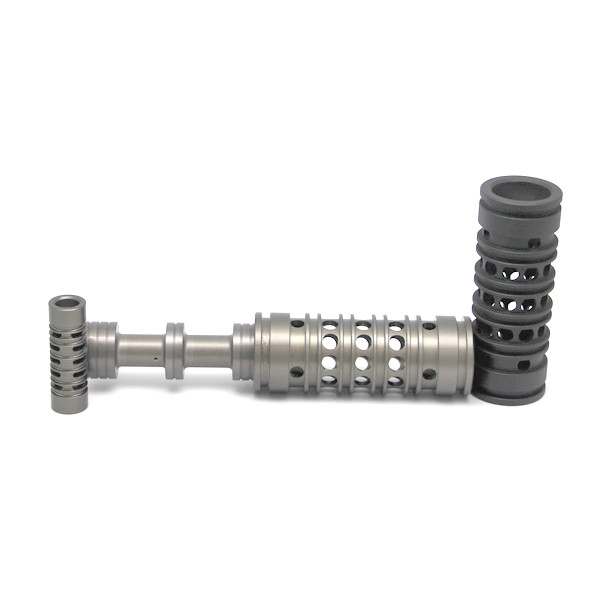 High Hardness CNC Brass Parts ISO9001 Copper Pipe Coupling