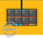 43 55 Inch FHD Narrow Bezel Hanging Wall Mount LCD Display Restaurant Menu