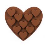Multi Shaped 128g 10 Cavities Silicone Chocolate Molds