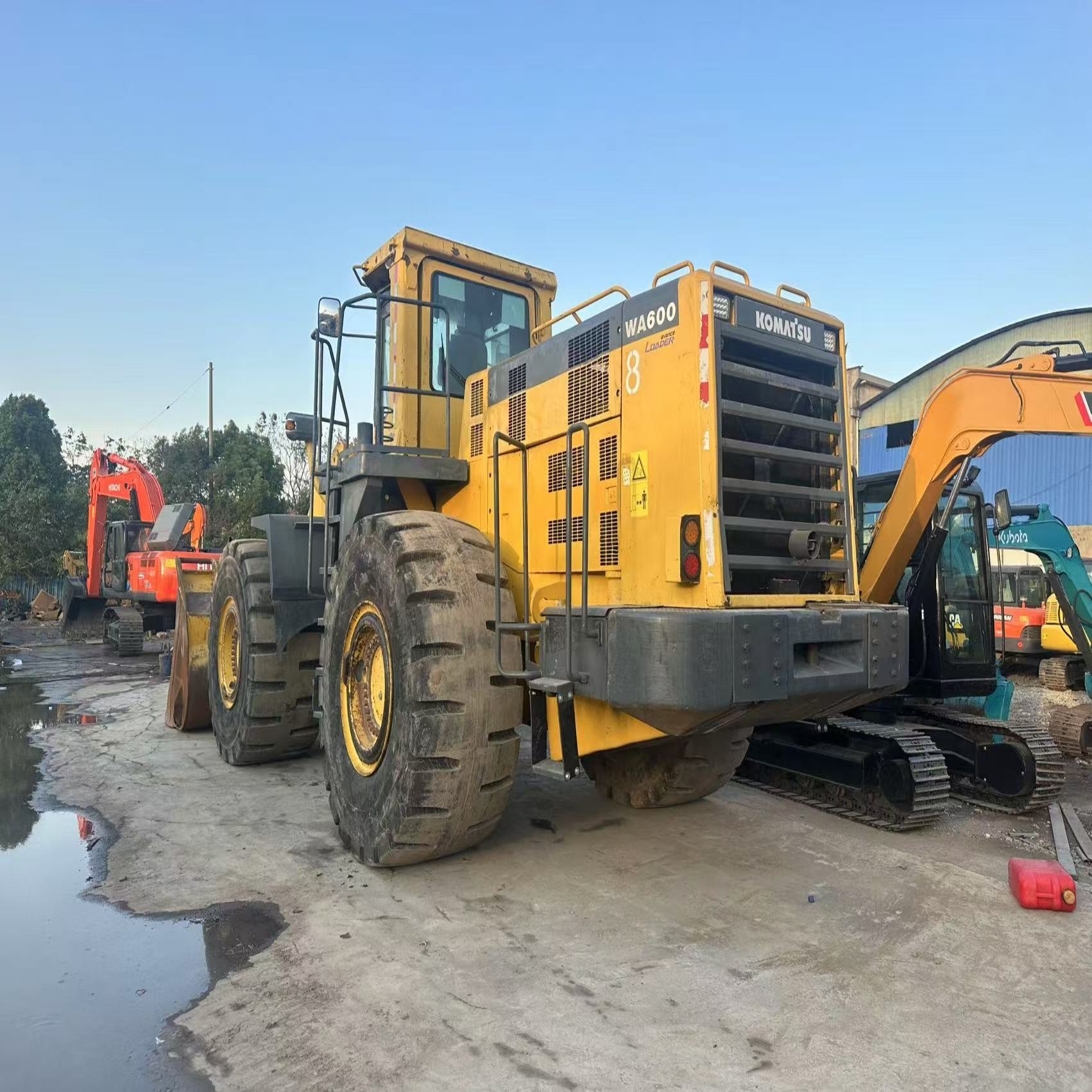 2nd Hand Komatsu WA600 Wheel Loader Used Front Loader 44-52T
