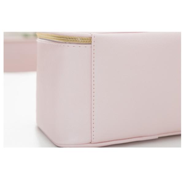 Simple Style Zipper PU Cosmetic Bag Three Piece Set