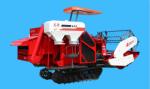 Manual Unloading Full Feeding Rice Combine Harvester 45kw