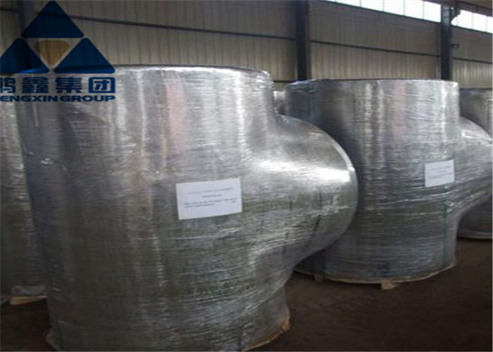 ASTM A860 WPHY 52 16x16x16 Inch Forged Steel Pipe Fittings Concentric Tee Galvanized