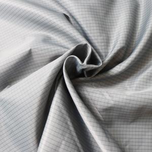 China 98% Polyester 2% Carbon Fiber 5mm Conductive Grid ESD Fabric wholesale