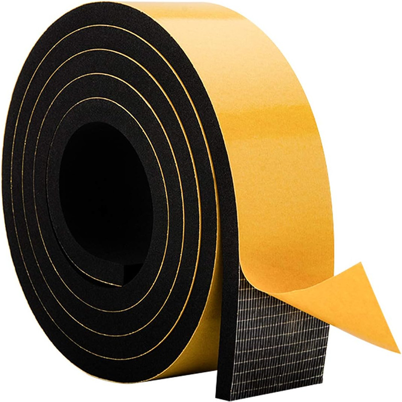 Window Insulation Foam Strip Thick Foam Weather Stripping Air Conditioner Weather Seal