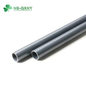 China Round Angle Grey PVC Pipe For Water Supply DIN Standard Pn10 Pn16 wholesale